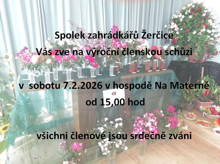 výročka zahrádkáři za&nbsp;r. 2025