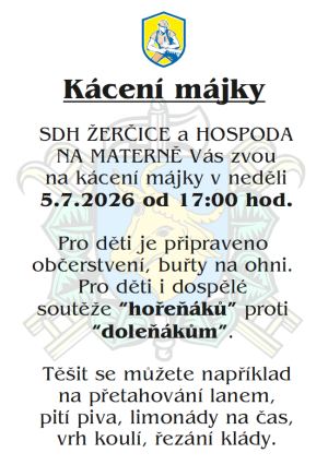 kácení májky 5.7.2026